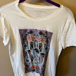 Lucky Brand Ladies Tee   Size Small    gently worn